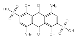 4,8-diamino-9,10-dihydro-1,5-dihydroxy-9,10-dioxoanthracene-2,6-disulphonic acid picture