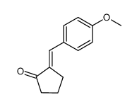(E)-2-(4-methoxybenzylidene)cyclopentanone结构式