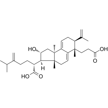 Poricoic acid A(F) Structure