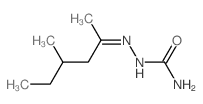 (4-methylhexan-2-ylideneamino)urea structure