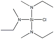 三(乙基甲基胺基)氯硅烷结构式