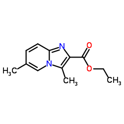 3,6-二甲基咪唑并[1,2-a]吡啶-2-羧酸乙酯结构式