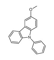3-methoxy-9-phenyl-9H-carbazole Structure