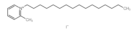 Pyridinium,1-hexadecyl-2-methyl-, iodide (1:1)结构式