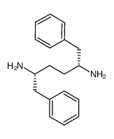 (2R,5R)-1,6-diphenylhexane-2,5-diamine Structure