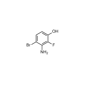 3-Amino-4-bromo-2-fluorophenol Structure
