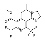 methyl 2-(difluoromethyl)-5-(4,5-dihydro-1,3-thiazol-2-yl)-4-(2-methyl propyl)-6-(trifluoromethyl)pyridine-3-carboxylate Structure