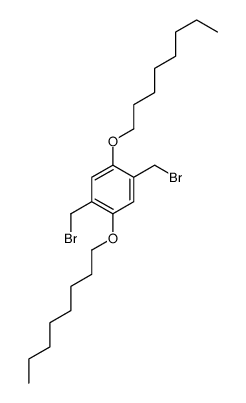 1,4-bis(bromomethyl)-2,5-dioctoxybenzene Structure