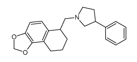 3-phenyl-1-(6,7,8,9-tetrahydrobenzo[g][1,3]benzodioxol-6-ylmethyl)pyrrolidine Structure