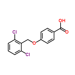 4-[(2,6-Dichlorobenzyl)oxy]benzoic acid Structure