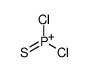 dichloro(sulfanylidene)phosphanium结构式