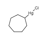 Cycloheptylmercuric chloride Structure