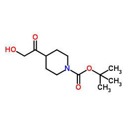 1-叔丁氧羰基-4-哌啶乙酸结构式