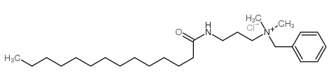 N-Benzyl-N,N-dimethyl-3-tetradecanamidopropan-1-aminium chloride picture