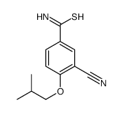 3-氰基-4-异丁氧基硫代苯甲酰胺结构式