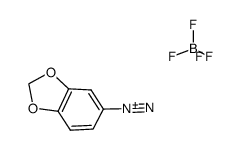 3,4-(methylenedioxy)benzenediazonium tetrafluoroborate Structure