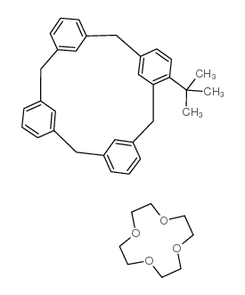 4-叔丁基杯[4]芳烃-冠-4-复合体结构式