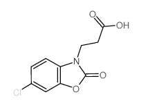 3-(6-chloro-2-oxo-1,3-benzoxazol-3-yl)propanoic acid Structure