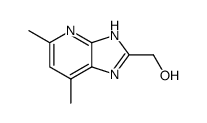 (5,7-dimethyl-3H-imidazo[4,5-b]pyridin-2-yl)methanol Structure