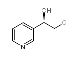(R)-1-(3-吡啶基)-2-氯乙醇结构式