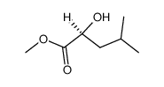 (S)-2-hydroxy-4-methylpentanoic acid methyl ester Structure