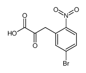 (5-bromo-2-nitro-phenyl)-pyruvic acid结构式