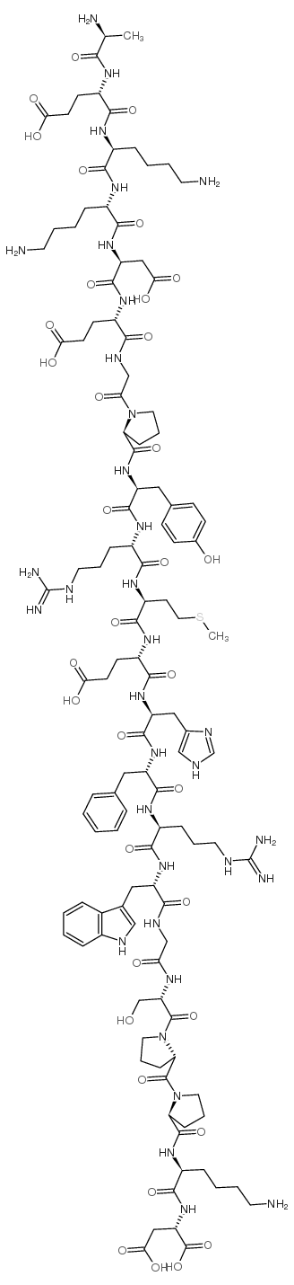 β-MSH (human) trifluoroacetate salt structure
