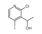 1-(2-chloro-4-iodo-3-pyridyl)ethanol结构式