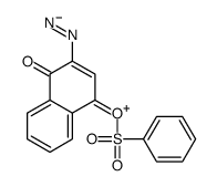 4-(benzenesulfonyloxy)-2-diazonionaphthalen-1-olate Structure