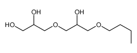 3-(3-butoxy-2-hydroxypropoxy)propane-1,2-diol结构式