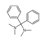 N,N,N',N'-tetramethyl-1,1-diphenylmethanediamine结构式
