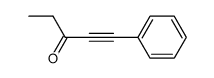 1-phenyl-pent-1-yn-3-one结构式