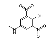 4-(methylamino)-2,6-dinitrophenol结构式
