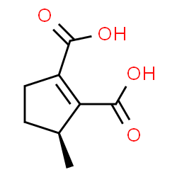 1-Cyclopentene-1,2-dicarboxylic acid, 3-methyl-, (S)-(-)- (8CI)结构式