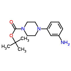 3-(4-Boc-piperazin-1-yl)aniline Structure