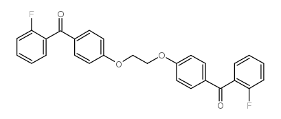二[4-(2-氟苯甲酰基)苯基]乙二醇醚结构式