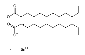 bis(lauroyloxy)dimethylstannane structure