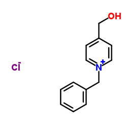 1-Benzyl-4-(hydroxymethyl)pyridinium chloride结构式