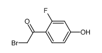 2-bromo-1-(2-fluoro-4-hydroxyphenyl)-1-ethanone Structure