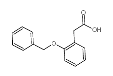 2-benzyloxyphenylacetic acid Structure