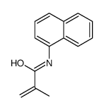 2-methyl-N-naphthalen-1-ylprop-2-enamide Structure