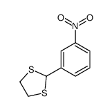 2-(3-nitrophenyl)-1,3-dithiolane结构式