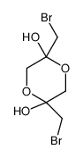 2,5-bis(bromomethyl)-1,4-dioxane-2,5-diol结构式