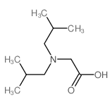 Glycine,N,N-bis(2-methylpropyl)-结构式