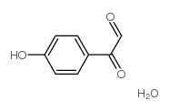 2-(4-羟基苯基)-2-氧代乙醛结构式