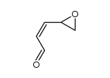 (Z)-3-oxiranylacrylaldehyde结构式