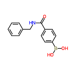 4-(苯甲基氨基甲酰)苯基硼酸图片
