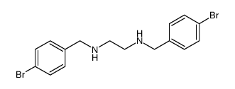 N1,N2-二(4-溴苯甲基)乙烷-1,2-二胺结构式