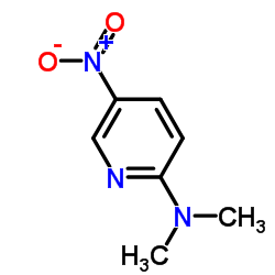 N,N-二甲基-5-硝基吡啶-2-胺结构式