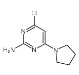 4-CHLORO-6-(1-PYRROLIDINYL)-2-PYRIMIDINAMINE picture